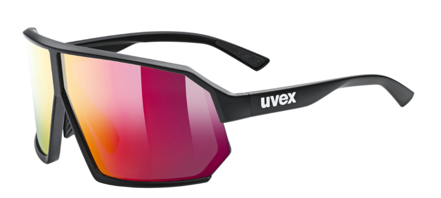 Uvex Sportstyle 237 Lunettes de vélo Lunettes de soleil black-red