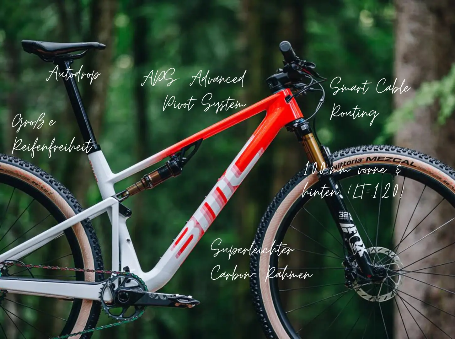 BMC Fourstroke Eigenschaften BMC Fourstroke Eigenschaften