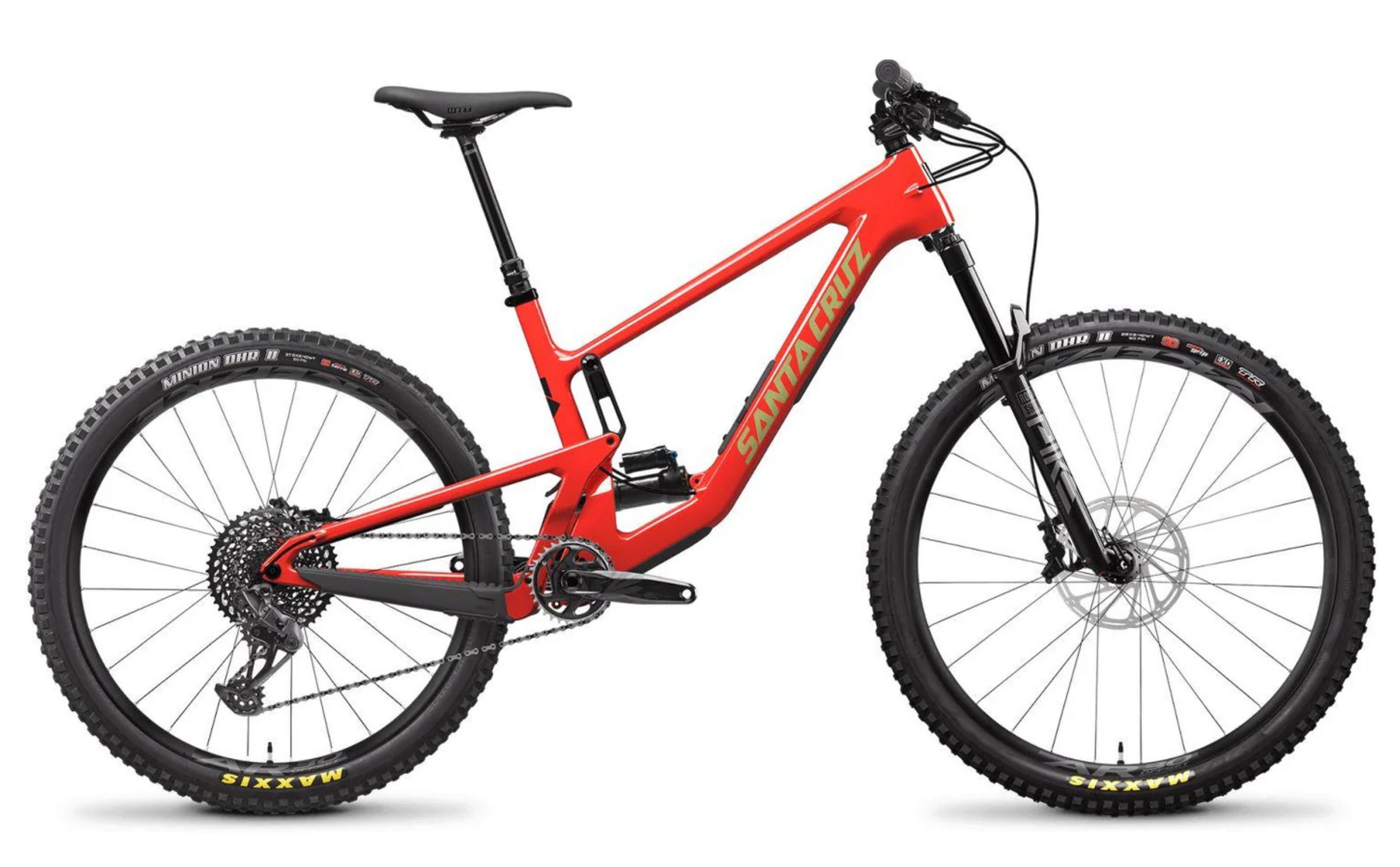 Santa Cruz 5010 5 Carbon C MX S-Kit – vollgefedertes Trailbike in Rot mit gemischter Laufradgröße (MX-Setup) und sportlicher Geometrie.