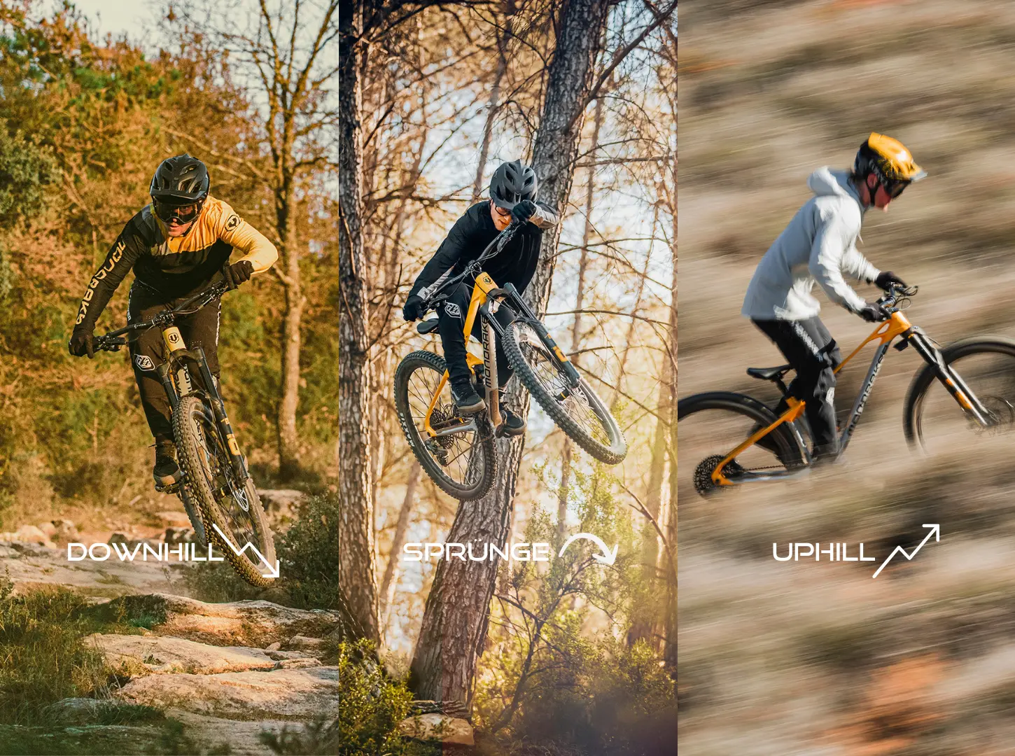 drei Einsatzmöglichkeiten für Enduro Bikes_Downhill_Sprünge_Uphill