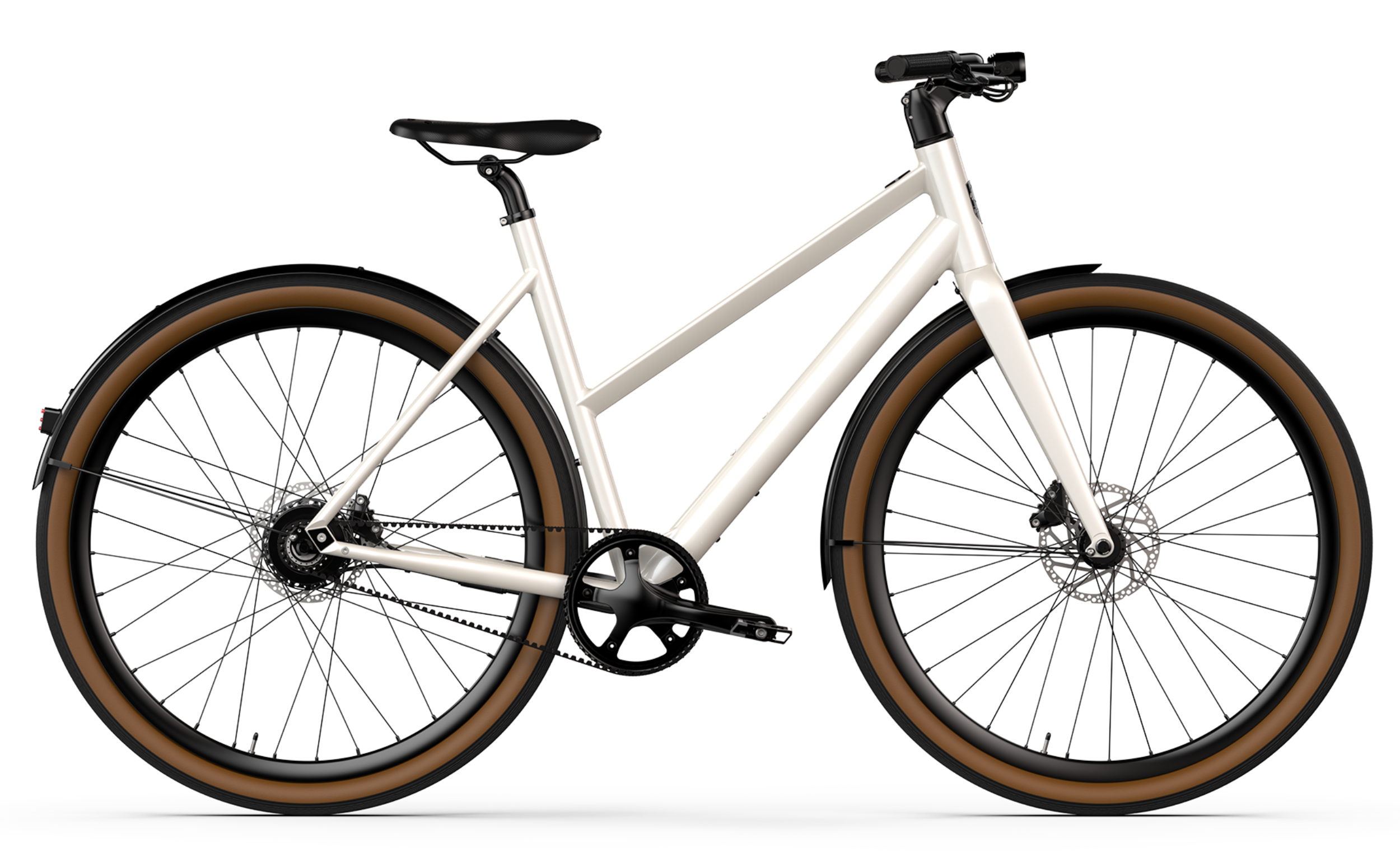 Desiknio Serotonin Single Speed Trapez weiß Seitenansicht rechts